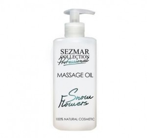 Професионално масажно масло за тяло Снежни цветя - 100% натурално