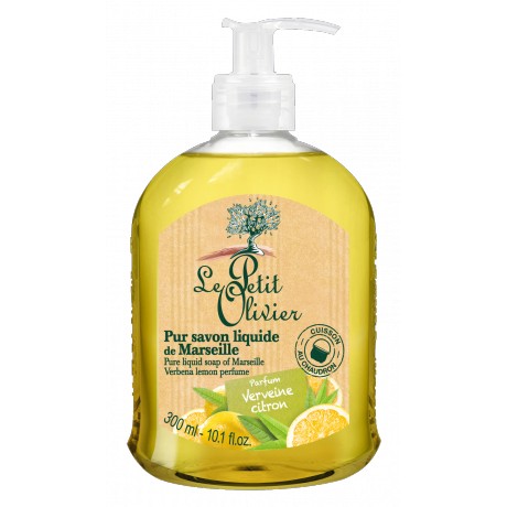 Марсилски течен ароматен сапун с върбинка и лимон