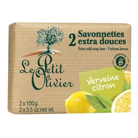 Омекотяващ бар сапун лимон и върбинка 2х100 гр.