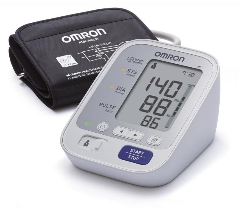 Omron М3 Автоматичен апарат за кръвно налягане, за предмишница
