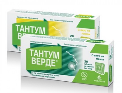 Tantum Verde / Тантум верде мента табл. за смучене