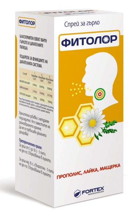 Фитолор спрей за гърло