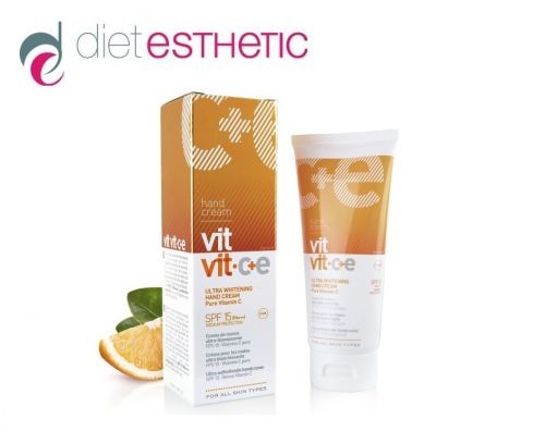 Ултра избелващ крем за ръце Diet Esthetic VIT VIT C+E SPF 15 100мл