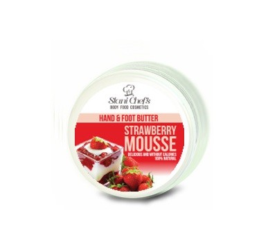 Крем за ръце и крака Ягодов мус - 100% натурален