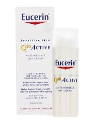 Дневен флуид за лице за нормална и смесена кожа Q10 Active SPF15