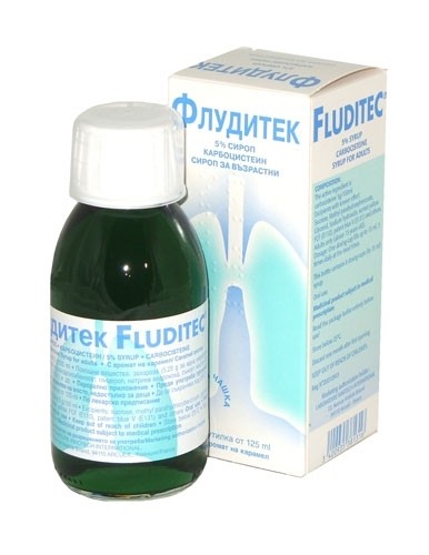 Флудитек 5% сироп за кашлица за възрастни 125мл