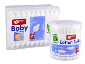 Клечки за уши с огран. бебешки Медика