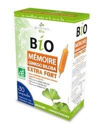 3Chenes / Троа Шен Био гинкго билоба - ампули за стимулиране на паметта и концентрацията