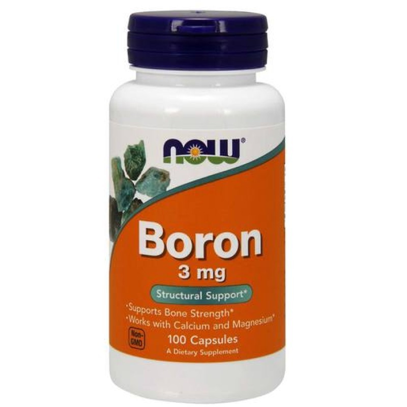 Now foods boron (бор) 3 мг