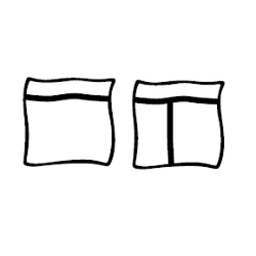 Торбичка стерилна за инструменти с две отделения 43х38см