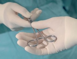 Стерилни оперативни ръкавици (с Пудра) Peha-taft Class N6.5 Хартман