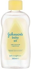 Хидратиращо бебешко олио с екстракт от лайка Johnson's Baby Oil with Camomile