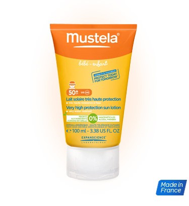 Мустела Слънцезащитен лосион с много висока защита 100 мл
